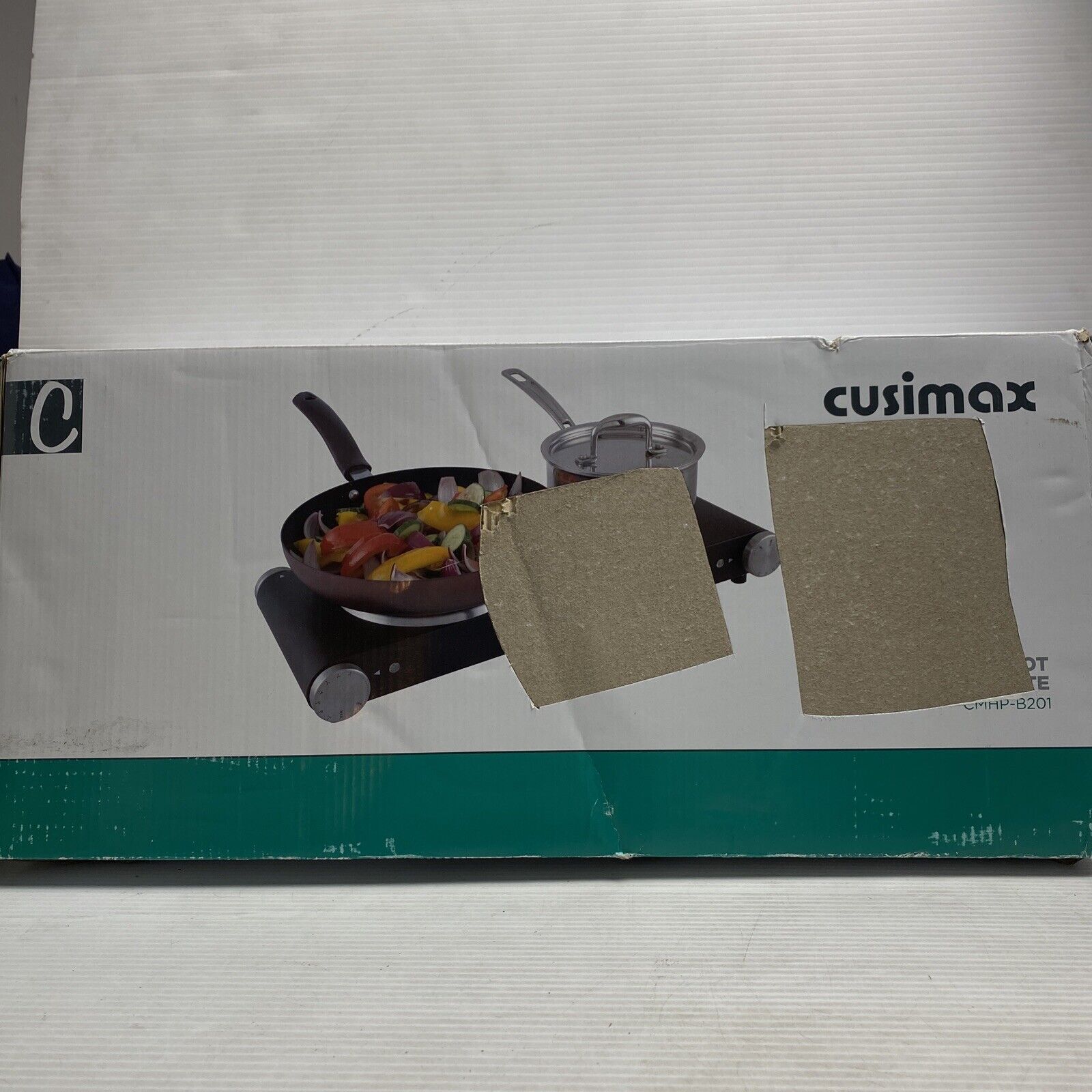 CUSIMAX 900W+900W Double Hot Plates Cast Iron hot plates Electric Cooktop Hot... - Fresh Stock Dated February 2026