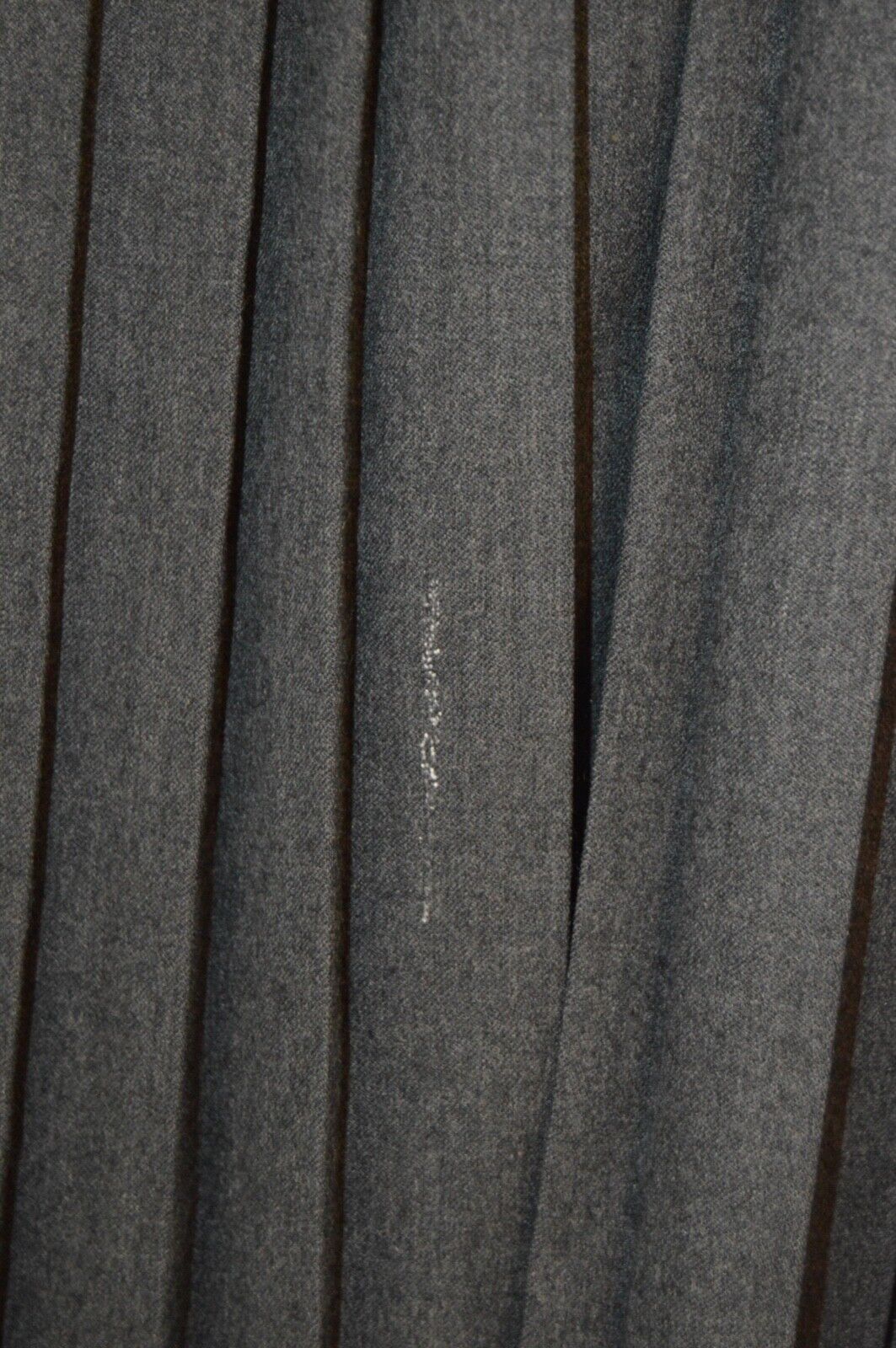 Vtg. Ralph Lauren 100% WOOL PLEATED GRAY SKIRT SIZE 8 LOT CL - Fresh Stock Dated March 2026