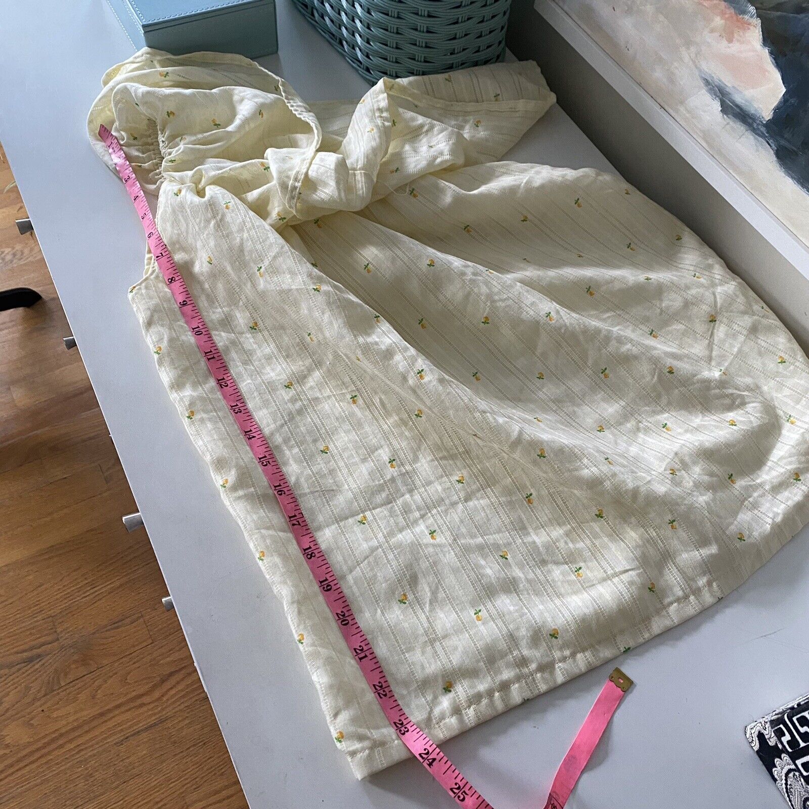 Vintage 70s Prairie 2-Piece Set Peasant Skirt & Ruffled Top - Fresh Stock Dated March 2026