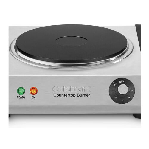Cuisinart CB-30 Cast-Iron Single Burner, Stainless Steel - Fresh Stock Dated December 2025
