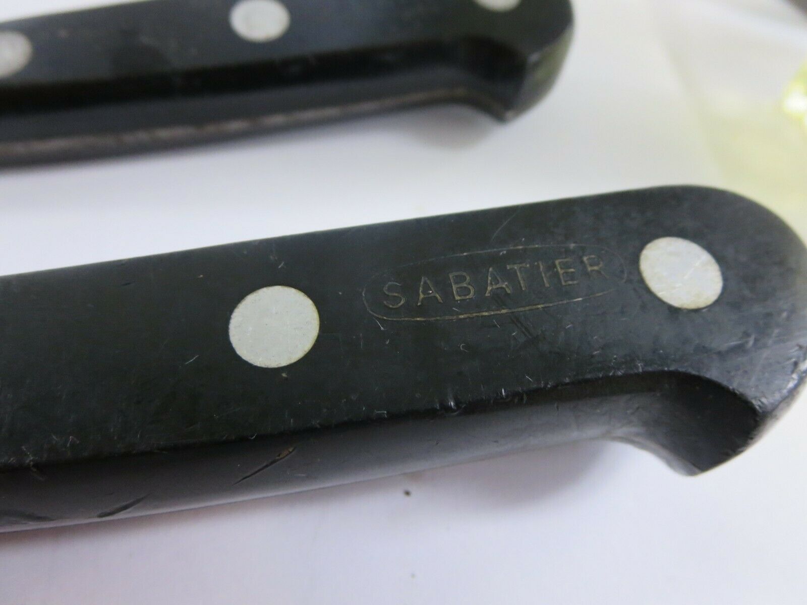 Lot of 2 Sabatier Professional Carbon Steel Slicing Kitchen Chef's Knife - Fresh Stock Dated December 2025