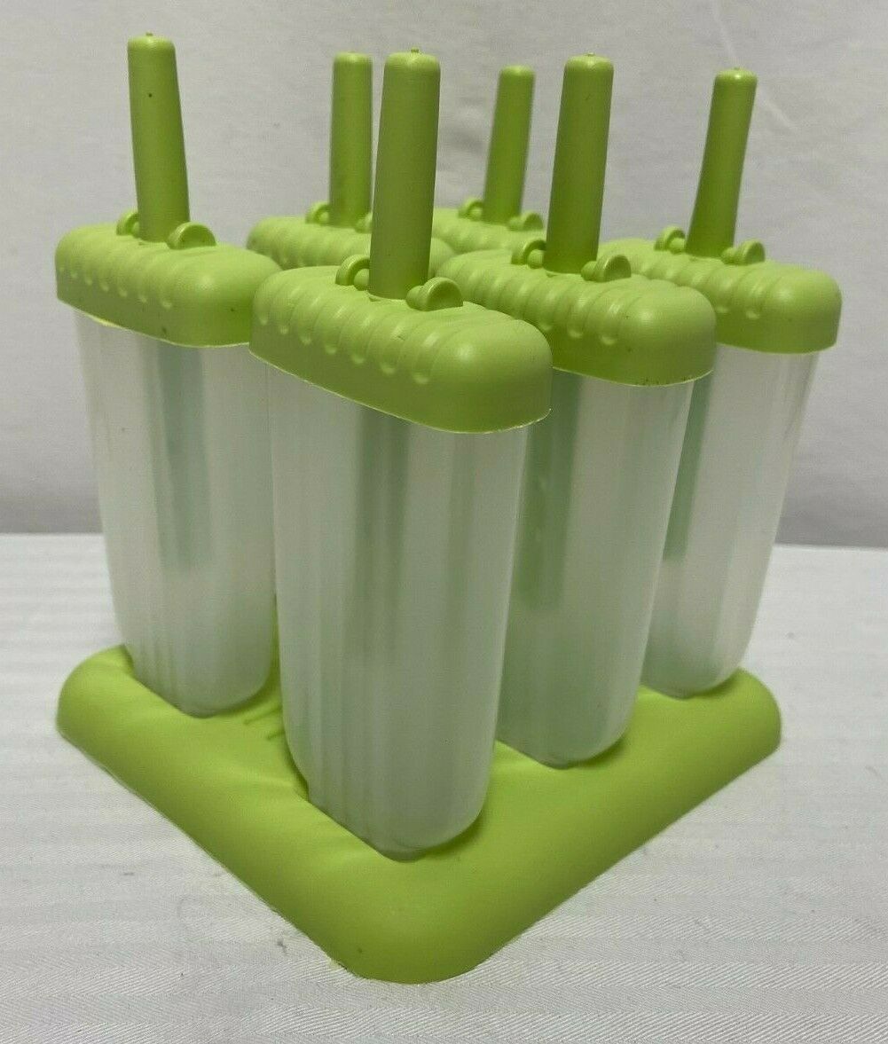 6 Popsicle Molds Frozen Ice Popular - Fresh Stock Dated February 2026