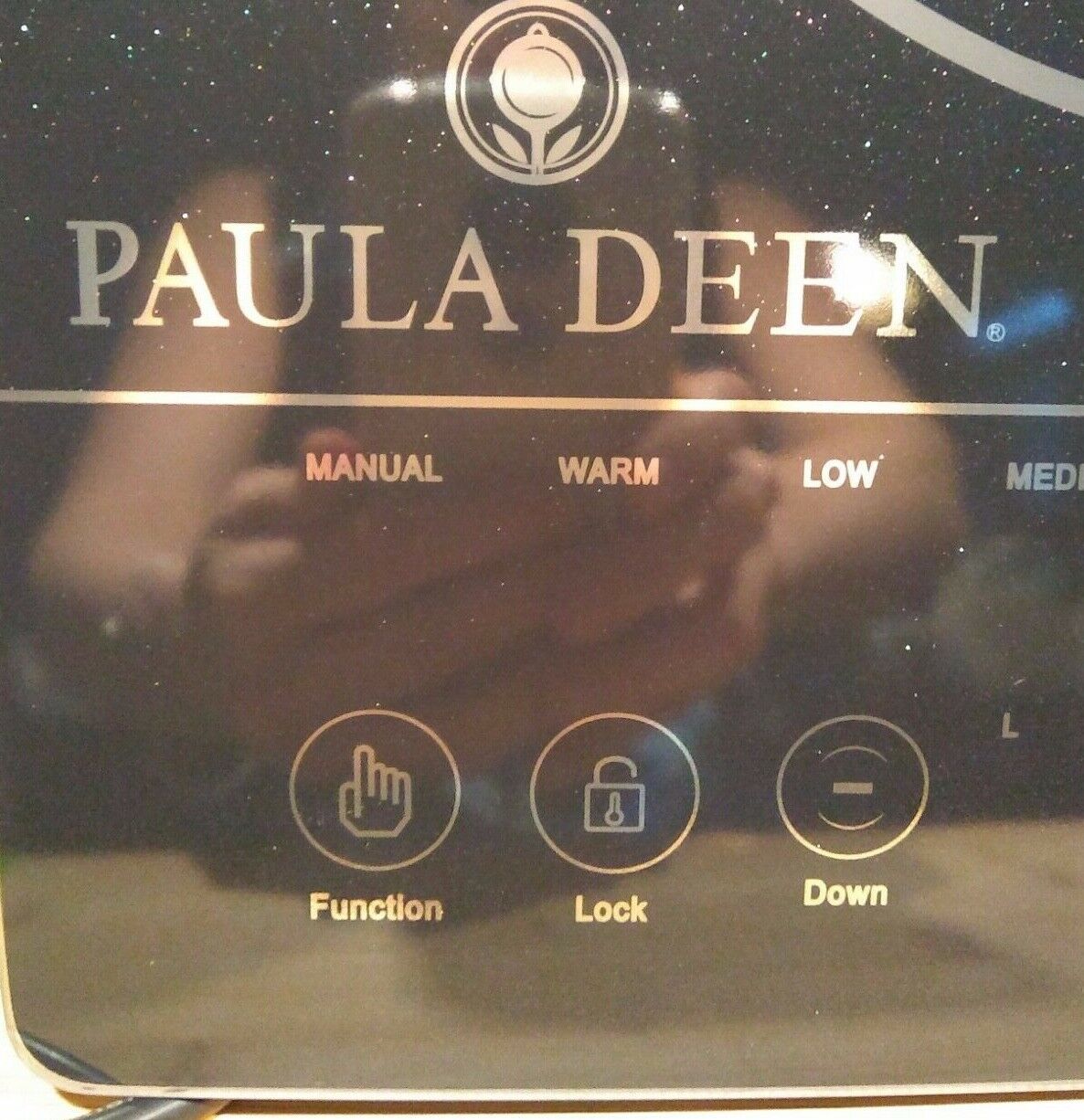 NEW Paula Deen 1500W LED Colored Glass Programmable Induction Cooktop Glass 120V - Fresh Stock Dated February 2026