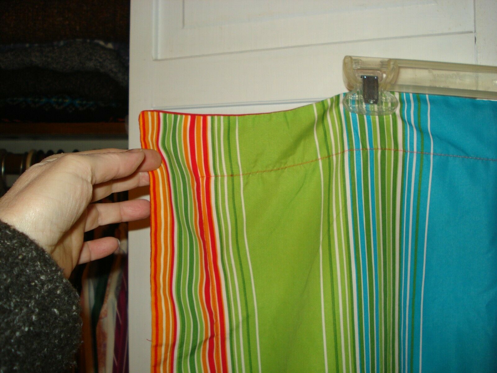 TARGET MULTI COLOR STRIPED STANDARD SHAMS SET OF 2 - Fresh Stock Dated February 2026
