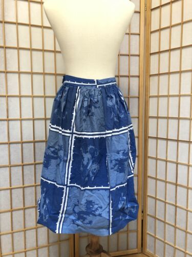 Vintage 1950s Full Novelty Lion Skirt Prentiss Lane Firenze Homemade - Fresh Stock Dated February 2026