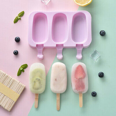 Food-grade Silicone Popsicle Mold Reusable DIY Ice Cream Juice Popsicle Maker - Fresh Stock Dated December 2025