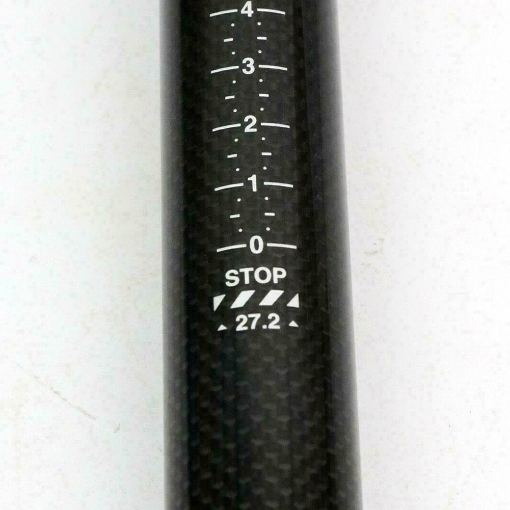 MTB /27.2/31.6mm 3K Carbon Fiber Mountain Road Bike Seat Tube Post Bicycle D5O9 - Fresh Stock Dated February 2026