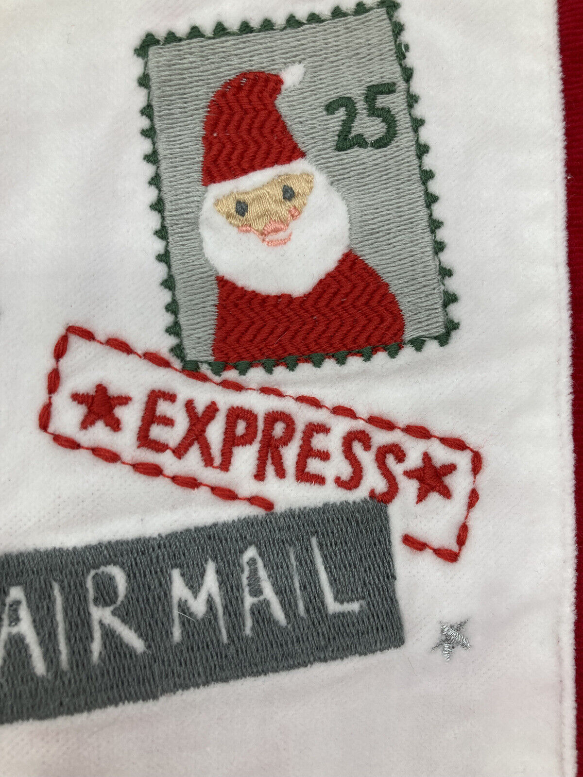 Pottery Barn Kids Letter to Santa Sham NOAH mono 2021 - Fresh Stock Dated February 2026