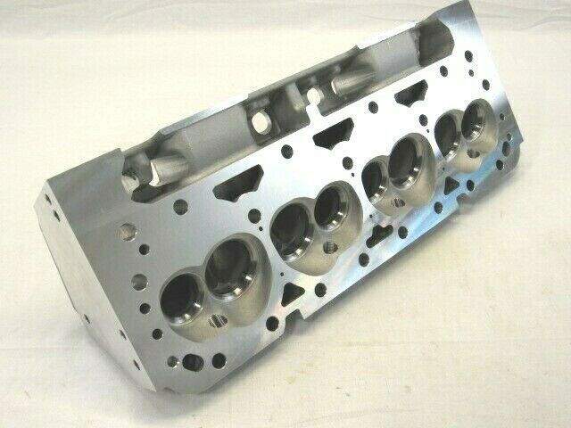 SBC Chevy 350 400 Aluminum Bare Cylinder Head 205cc/64cc Angle Plug BPE-3002 - Fresh Stock Dated February 2026