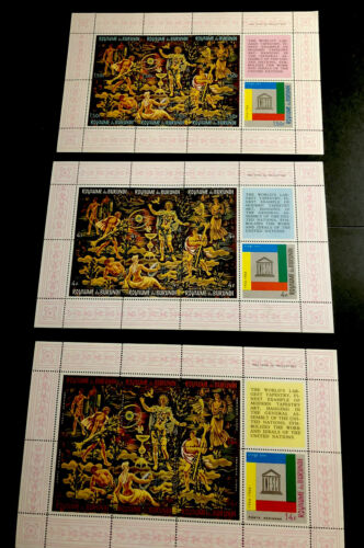 ODZ & ENDZ 1966 BURUNDI SCOTT# 157-158, C26 MNH UNESCO, 20TH ANNIV ENGLISH 1737 - Fresh Stock Dated December 2025