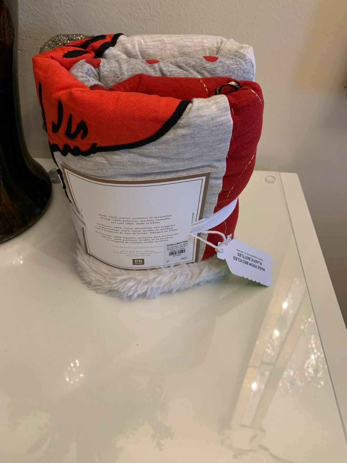 Pottery Barn Grinch Christmas pillow cover Sham gingham Dr Seuss Holiday Gift - Fresh Stock Dated December 2025