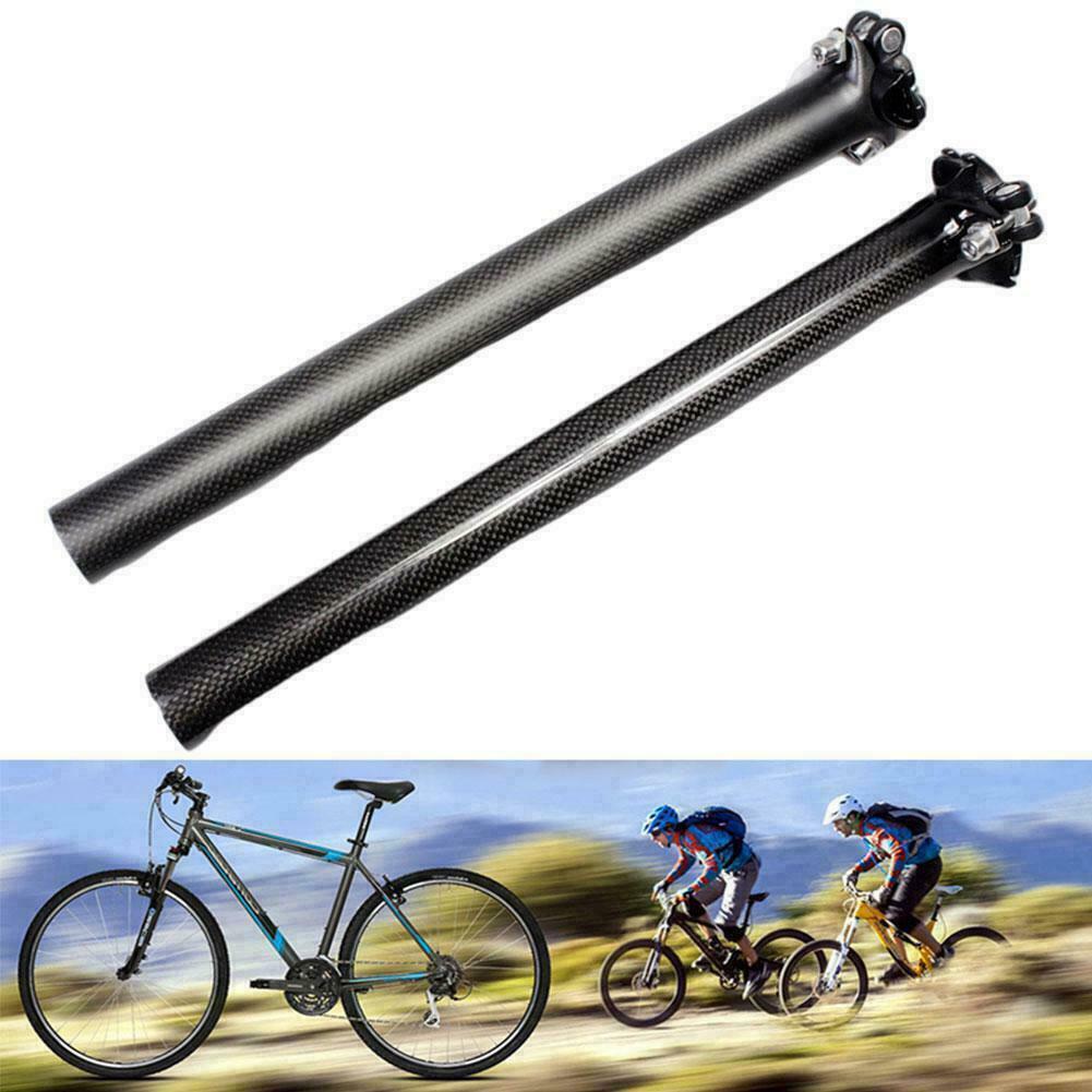 MTB /27.2/31.6mm 3K Carbon Fiber Mountain Road Bike Seat Tube Post Bicycle D5O9 - Fresh Stock Dated February 2026