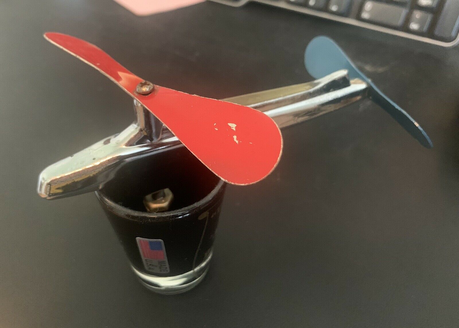 Helm O Copter Auto Gyro Vintage Bicycle Handlebar Accessory Chrome 1950s - Fresh Stock Dated December 2025