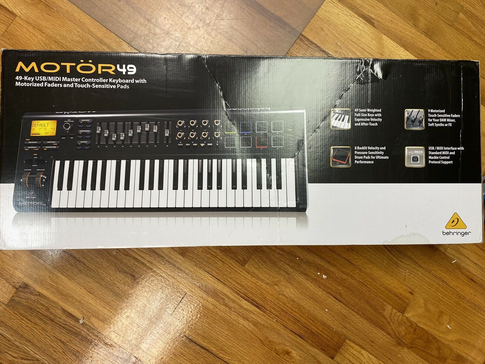 Behringer Motor 49 USB Midi Controller Keyboard, NIB. - Fresh Stock Dated February 2026
