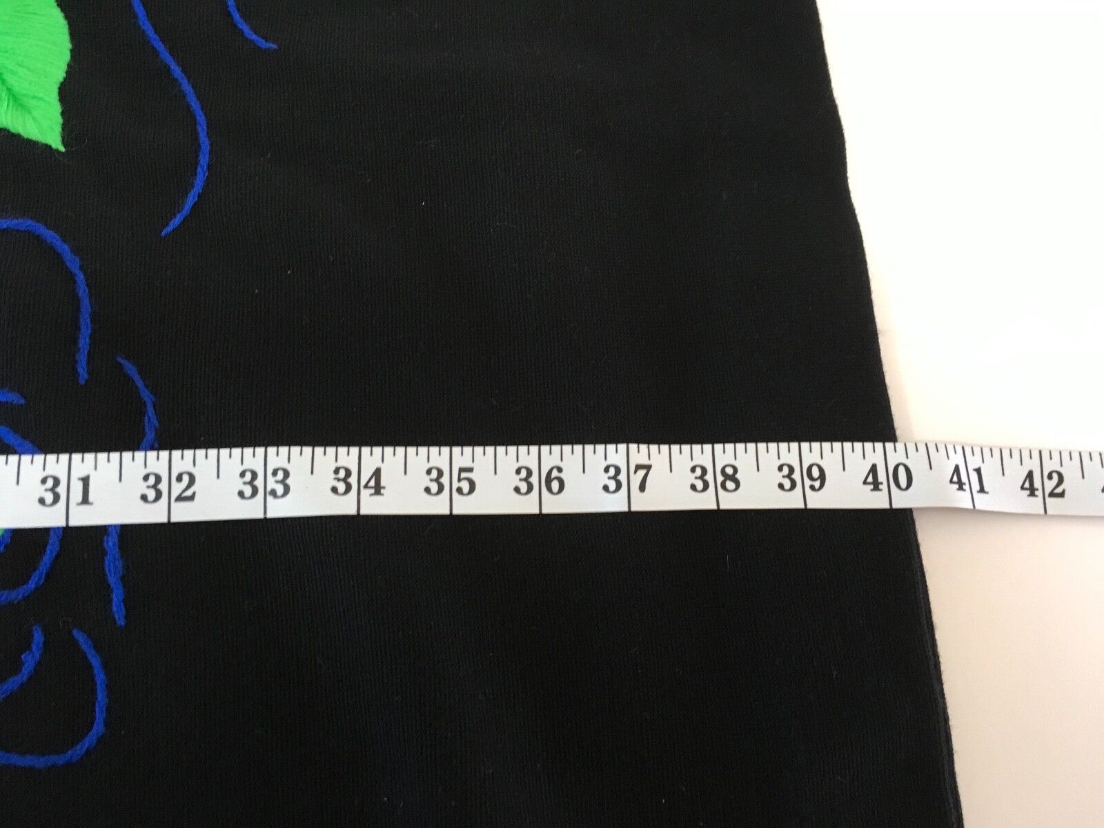 Vintage Unbranded Womens 10 Maxi Skirt Embroidered Flowers 28