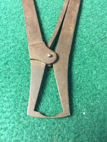 Antique Brass Watchmaker Jeweler Proportional Caliper Slide Scale Tool - Fresh Stock Dated December 2025