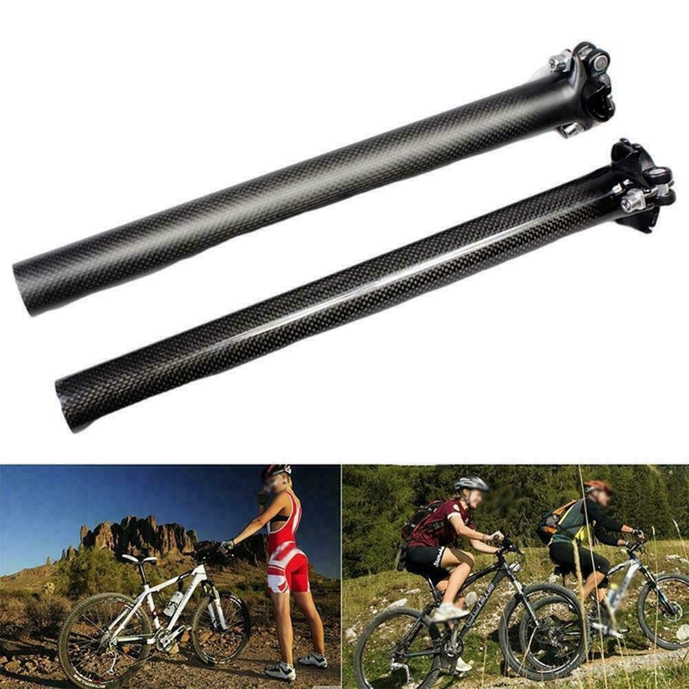 MTB /27.2/31.6mm 3K Carbon Fiber Mountain Road Bike Seat Tube Post Bicycle D5O9 - Fresh Stock Dated February 2026
