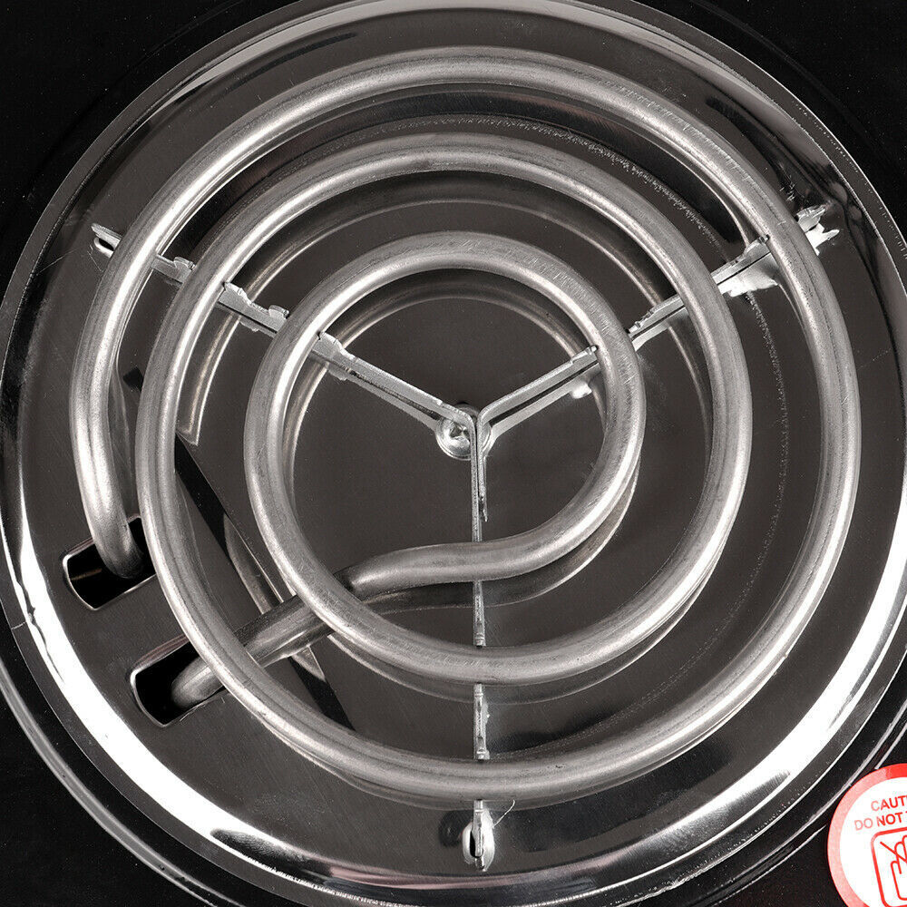 Electric Camping Double Burner Hot Plate Portable Heating Cooking Stove Dorm - Fresh Stock Dated February 2026