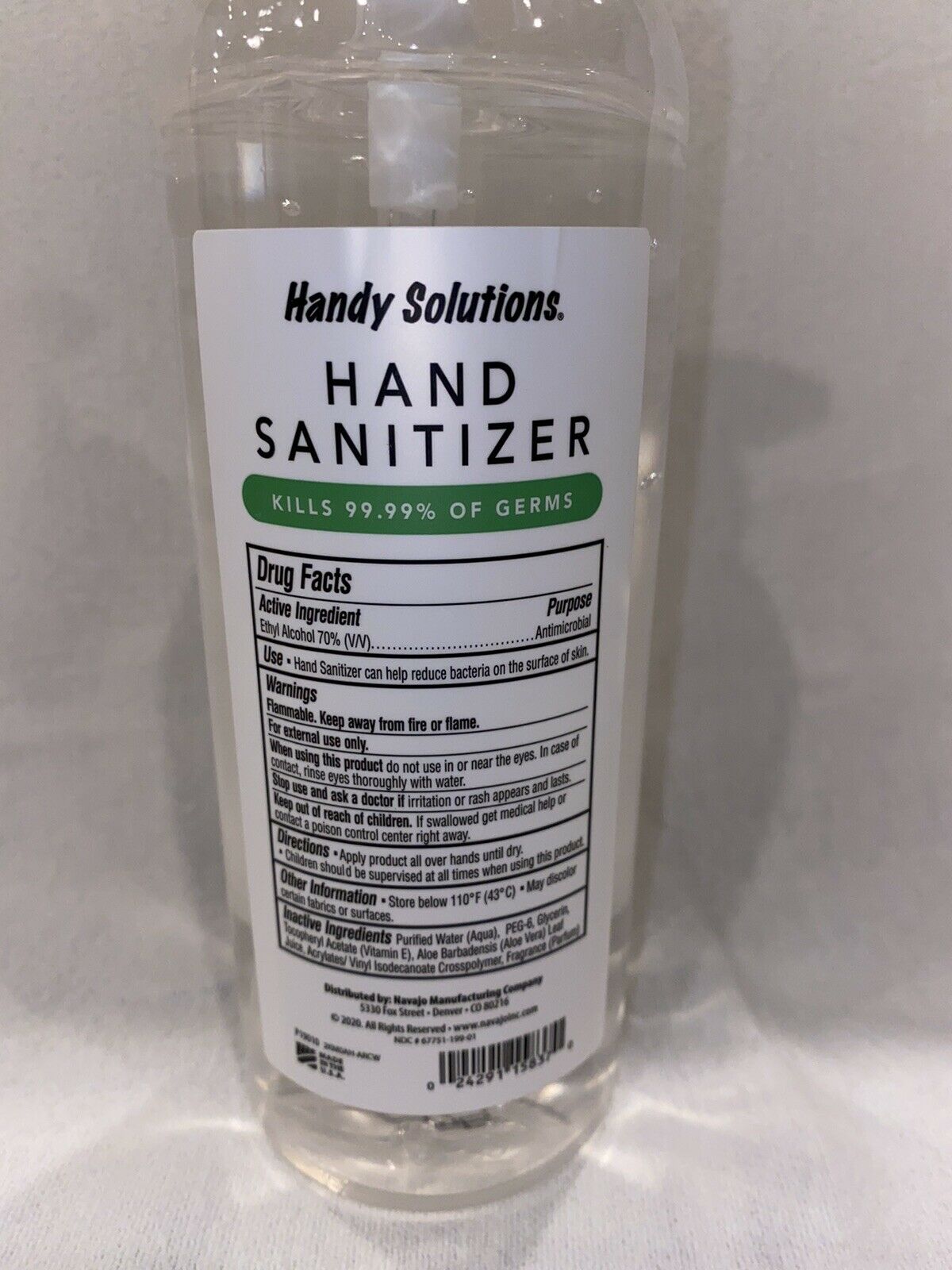 Hand Sanitzer w/Aloe 16 oz (6 Pack) - Fresh Stock Dated February 2026