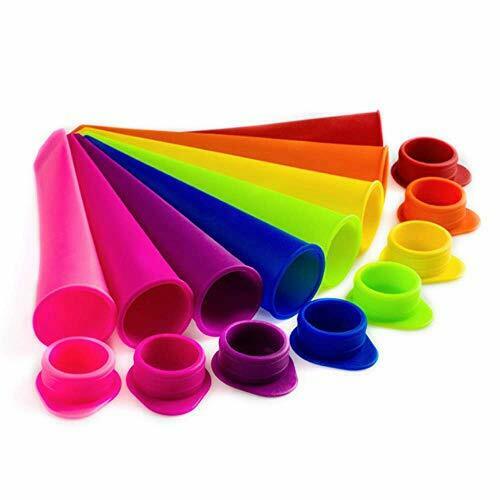 8 Pack Silicone Popsicle Molds Small Ice Pop Molds Reusable Ice Cream Molds Hom - Fresh Stock Dated February 2026