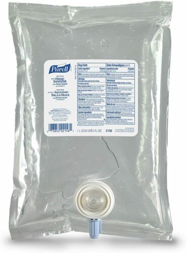 GOJO 2156-08 PURELL Advanced Hand Sanitizer Gel, 1000 mL Pack of 4 (BAG) - Fresh Stock Dated December 2025