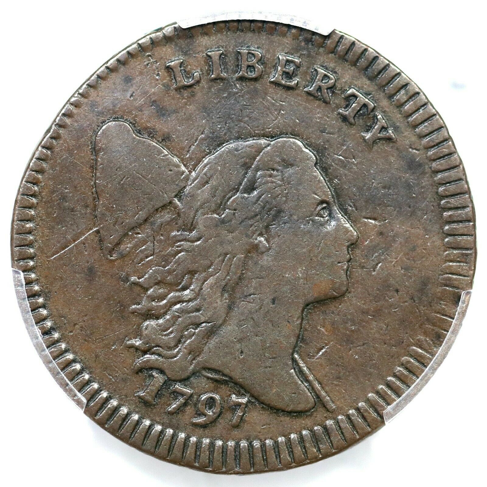 1797 C-3b R-4 PCGS VF 30 Lett Edge Liberty Cap Half Cent Coin 1/2c - Fresh Stock Dated February 2026