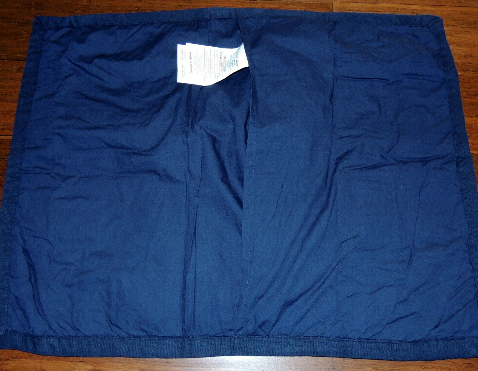 Pottery Barn Kids Blue Stripe Patchwork Pillow Sham 20