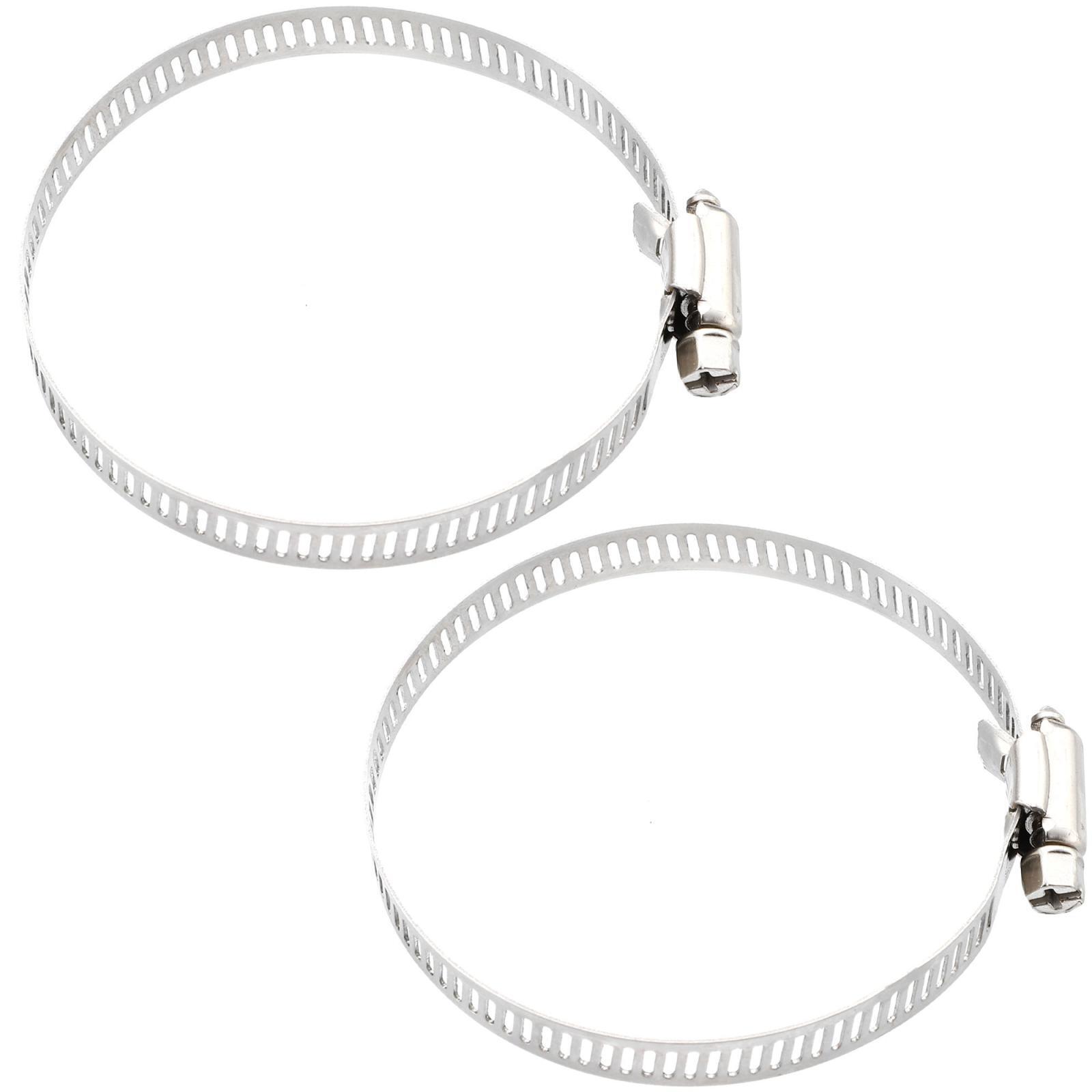 Motorcycle Exhaust Pipe Heat Shield for Harley with 90mm-110mm Clamps Black - Fresh Stock Dated February 2026