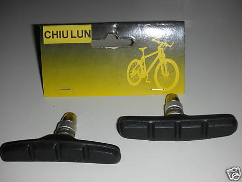 NEW BIKE BICYCLE BMX MTB V BRAKE SHOE PAD PAIR - Fresh Stock Dated February 2026