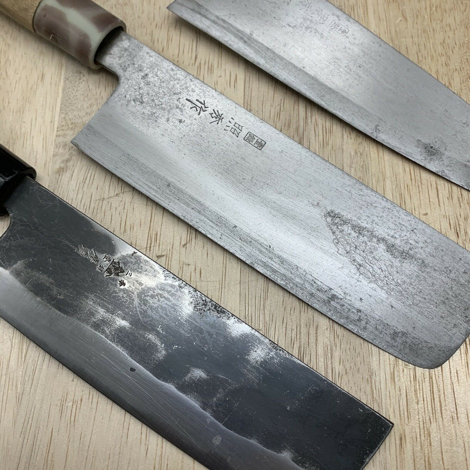 Damaged Lot of three Japanese Chef's Kitchen Knives  From Japan ST498 - Fresh Stock Dated December 2025