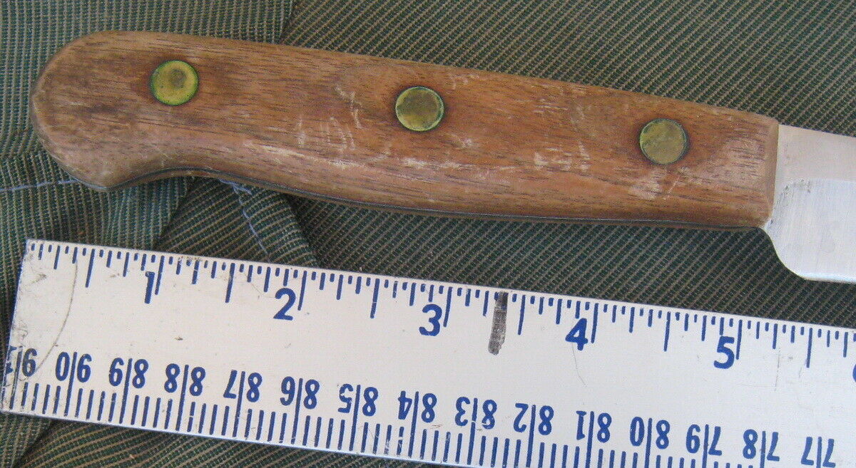 Vintage Chicago Cutlery Walnut Collection 10” Slicing  Knife RB10S - Fresh Stock Dated December 2025