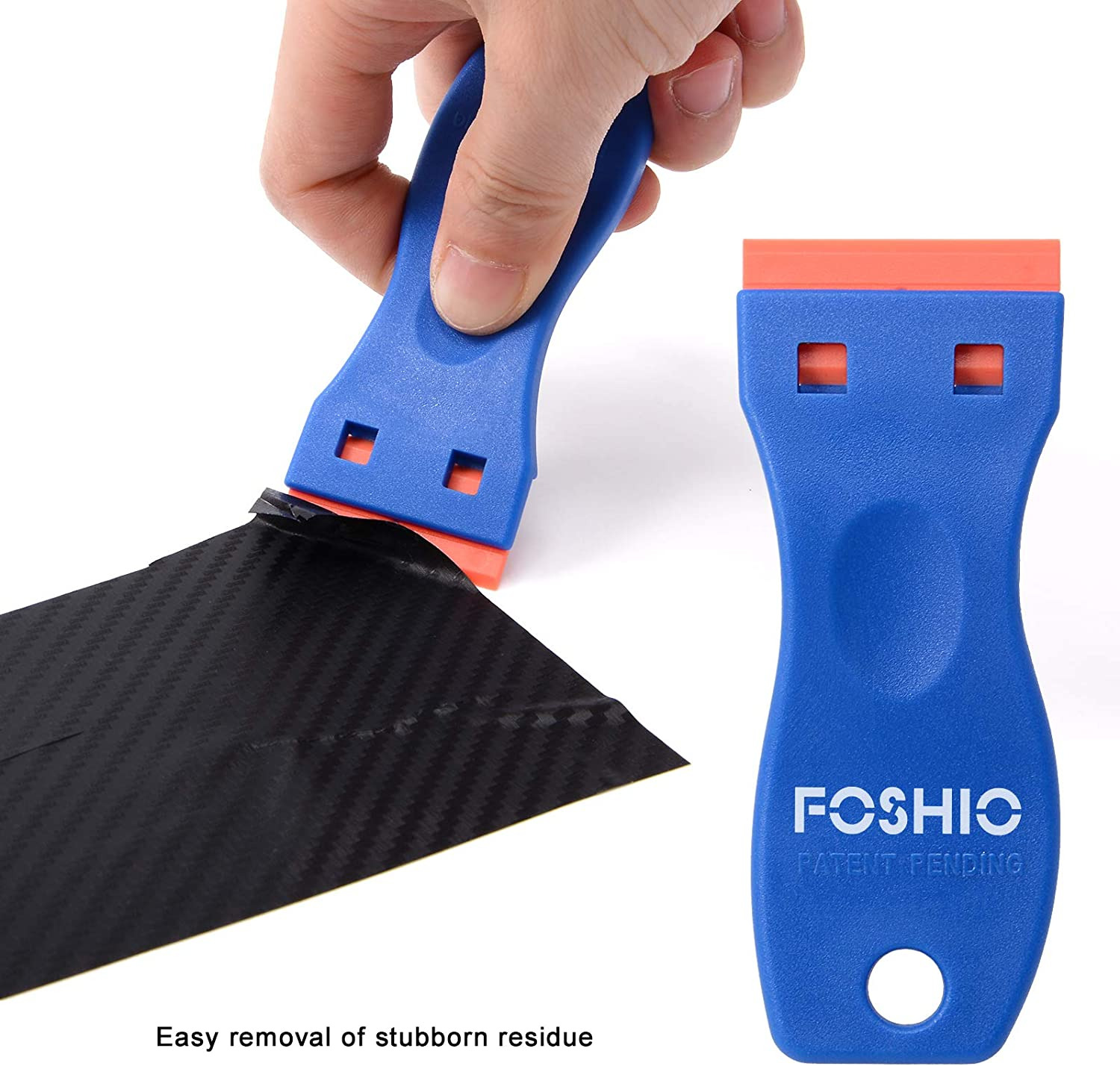 FOSHIO Plastic Razor Scraper Include 2PCS Scraper Tool, 100PCS Gasket Remover - Fresh Stock Dated February 2026