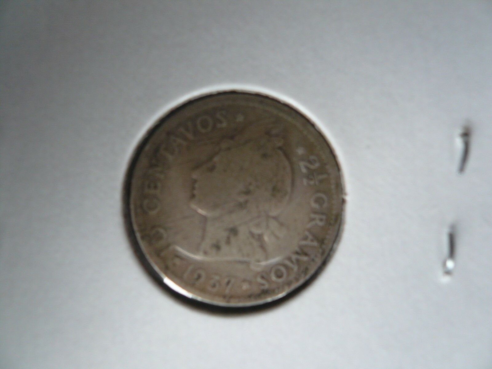 1937 Dominican Republic 10 Centavos 90% Silver Coins 1937 Lot of 2 - Fresh Stock Dated December 2025