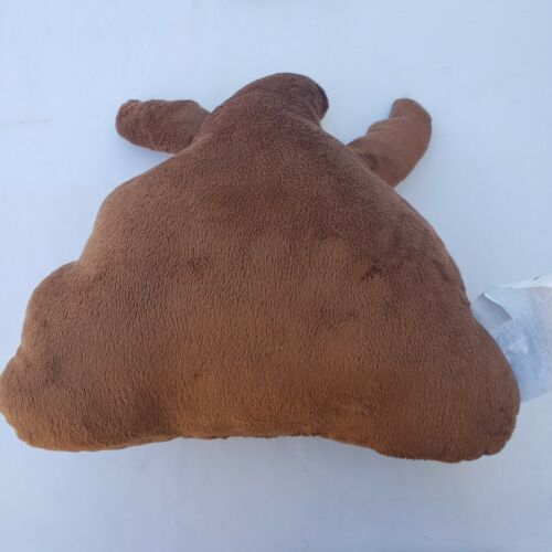 Emoji Expressions Poop Christmas Reindeer Holiday Plush Pillow 13