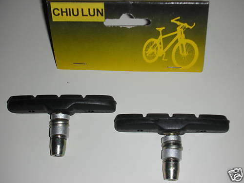 NEW BIKE BICYCLE BMX MTB V BRAKE SHOE PAD PAIR - Fresh Stock Dated February 2026