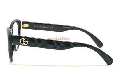 Gucci GG 0812 O Col.001 Cal.54 New EYEGLASSES-EYEWEAR - Fresh Stock Dated February 2026