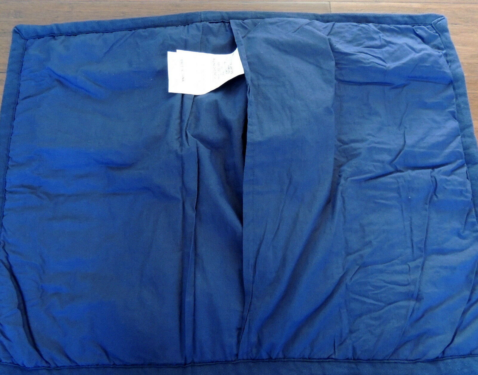 Pottery Barn Kids Blue Stripe Patchwork Pillow Sham 20