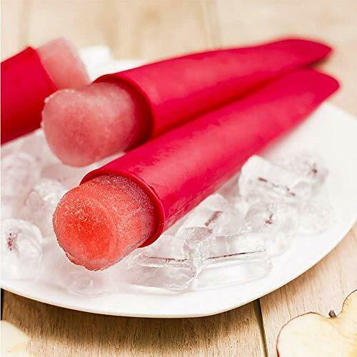 8 Pack Silicone Popsicle Molds Small Ice Pop Molds Reusable Ice Cream Molds Hom - Fresh Stock Dated February 2026