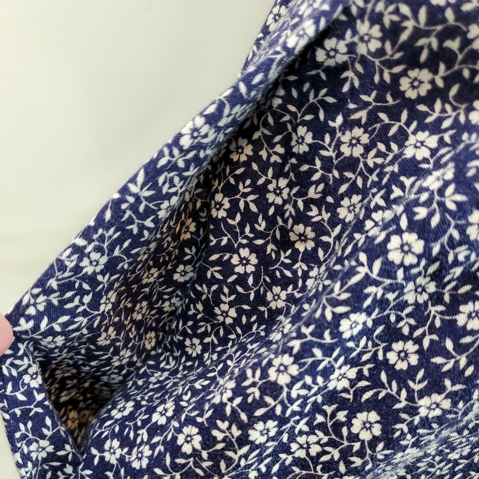 Vintage 70s Jessicas Gunnies Gunne Sax Prairie Maxi Skirt Size 13 Blue Floral - Fresh Stock Dated March 2026