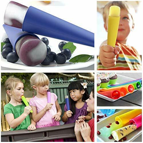 8 Pack Silicone Popsicle Molds Small Ice Pop Molds Reusable Ice Cream Molds Hom - Fresh Stock Dated February 2026
