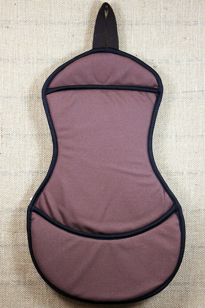 C-22BR Hilason Western Horse Tack Fleece Saddle Seat Cover Brown Foam Padded - Fresh Stock Dated December 2025