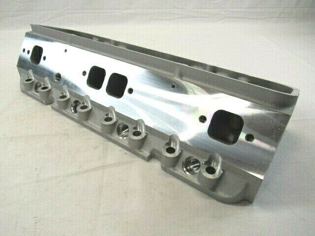 SBC Chevy 350 400 Aluminum Bare Cylinder Head 205cc/64cc Angle Plug BPE-3002 - Fresh Stock Dated February 2026