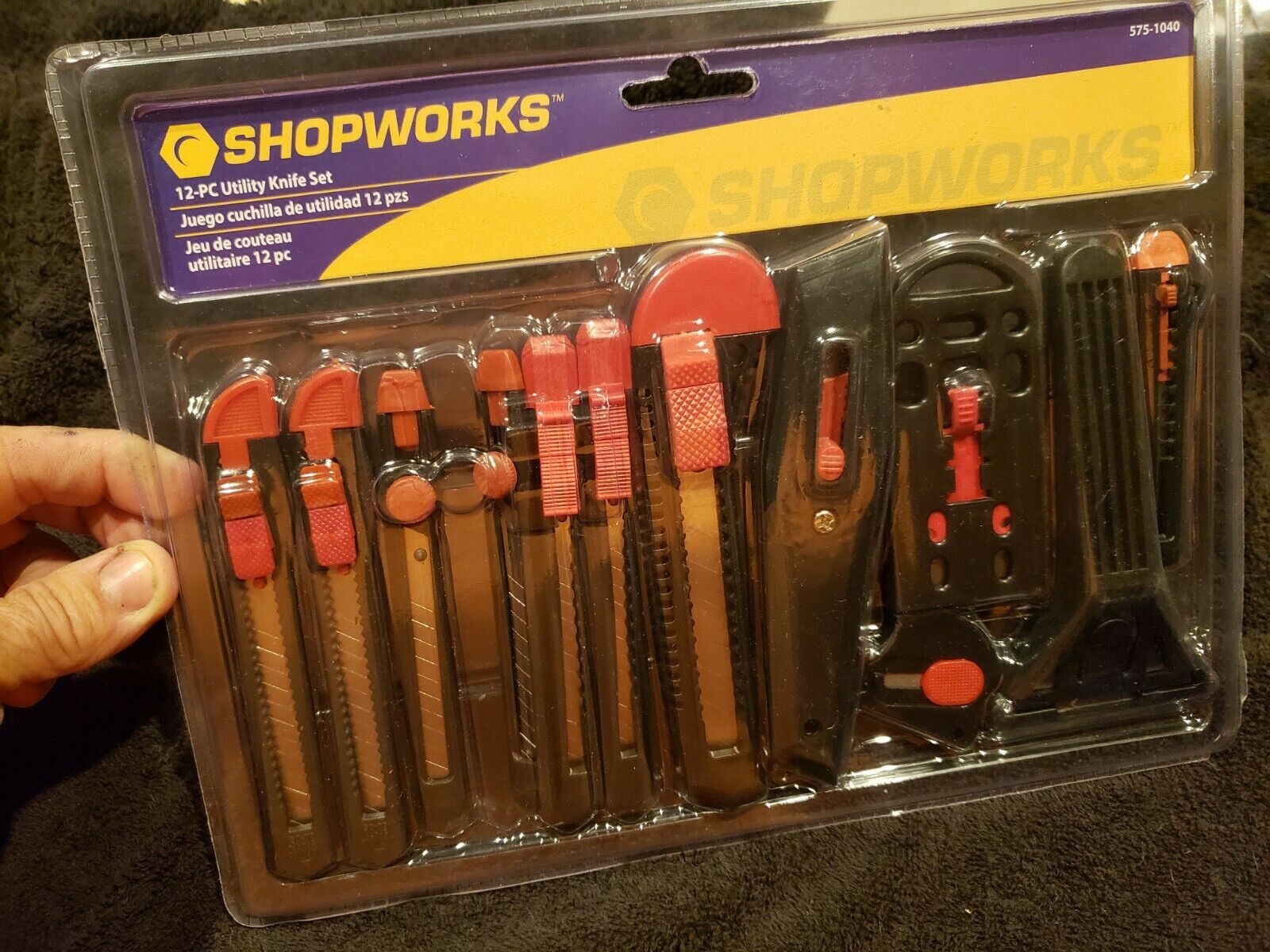 12 Peice Razor Knife Set With Scraper - Fresh Stock Dated February 2026