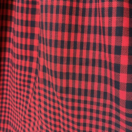 Vintage Liz Claiborne Midi Skirt Womens Sz 4 Plaid Red Black Buffalo Check - Fresh Stock Dated February 2026