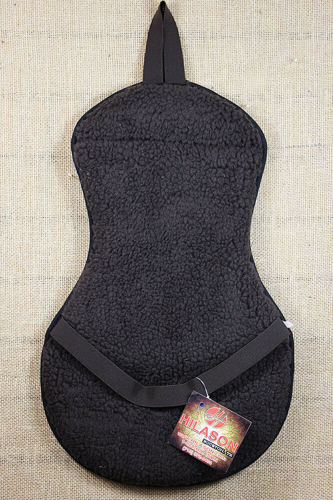 C-22BR Hilason Western Horse Tack Fleece Saddle Seat Cover Brown Foam Padded - Fresh Stock Dated December 2025