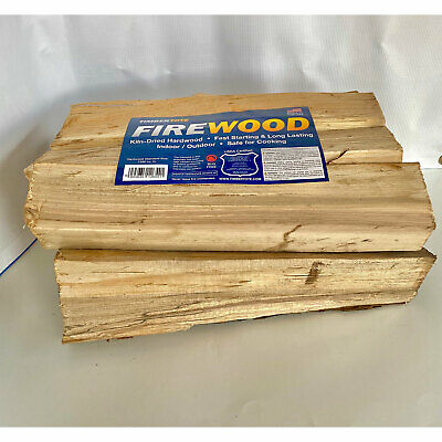 TimberTote Natural Hardwood Mix Fire Log Firewood Bundle for Fireplace & Firepit - Fresh Stock Dated December 2025