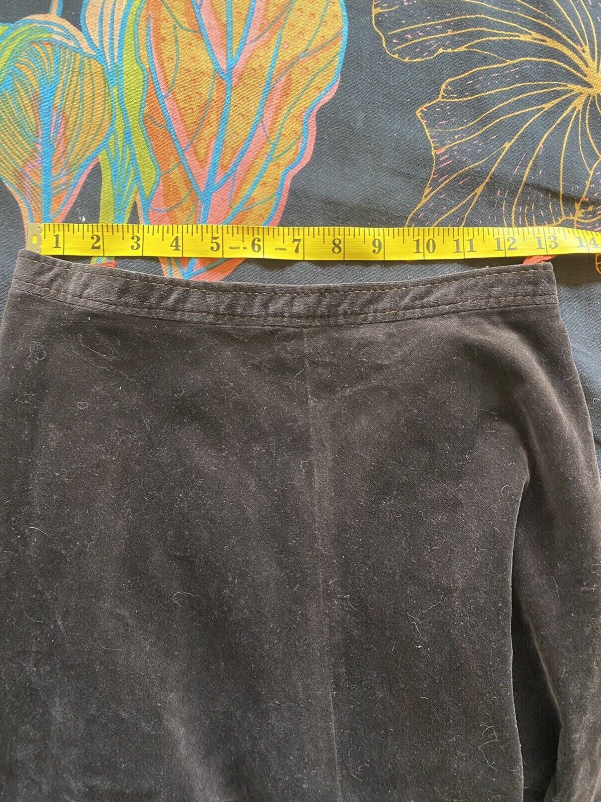 Vintage Made In France High waist Edwardian Velvet A line 60s midi skirt xs - Fresh Stock Dated March 2026