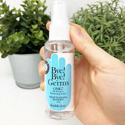 [ DOUBLE DARE ] Bye! Bye! Germs OMG! Hand Sanitizer Spray 50ml (1.7 oz) 3 PACK - Fresh Stock Dated December 2025