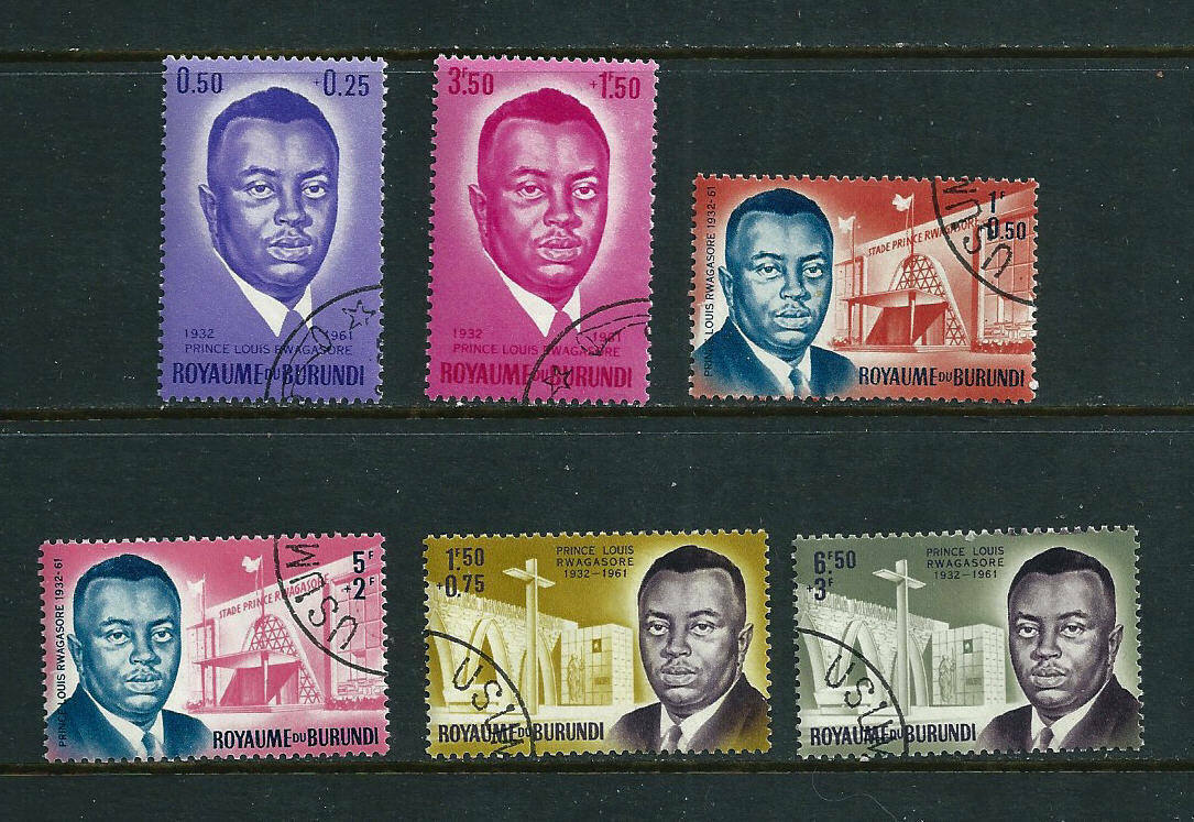 49 CTO stamps - 8 Stamp Sets - Burundi 1962 to 1965 - Fresh Stock Dated December 2025