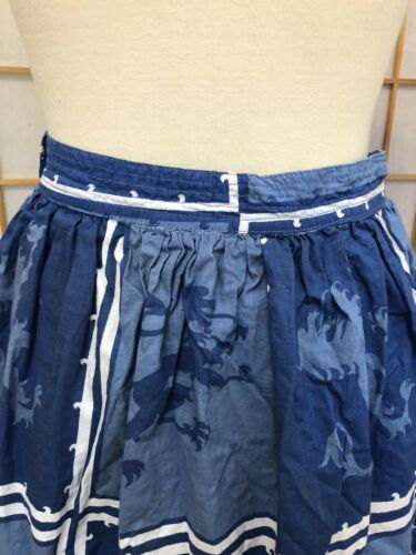 Vintage 1950s Full Novelty Lion Skirt Prentiss Lane Firenze Homemade - Fresh Stock Dated February 2026